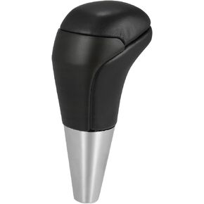 X AUTOHAUX Car Auto Automatic Gear Stick Shift Knob for Toyota Land Cruiser 4Runner 2003-2021 for Tundra for Lexus LX Black Faux Leather Wood Pattern