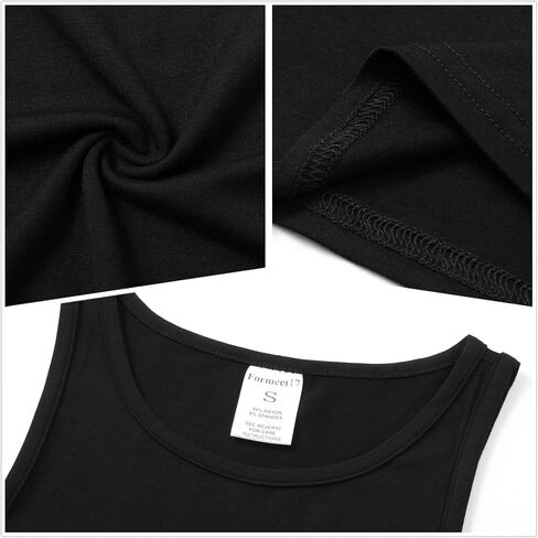 Women’s 4 Pieces Basic Crop Tank Tops Crew Neck Sleeveless Sports Crop Tops in Saudi Arabia