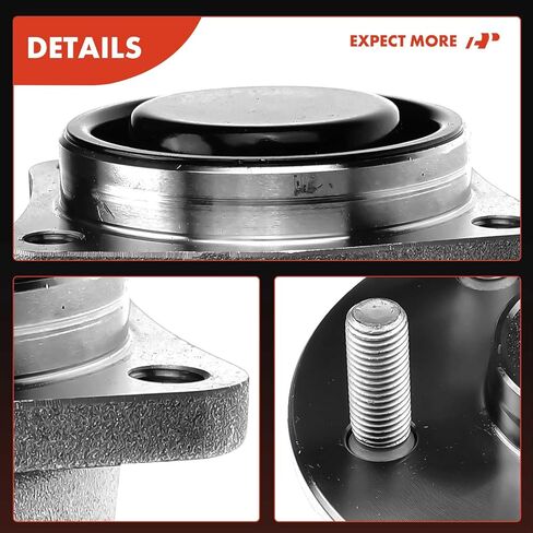 A-Premium 2 × محمل العجلات الخلفية ومجموعة المحور مع 5 عروة متوافقة مع Toyota Corolla 2003-2008، Matrix 2003-2008، Celica 2000-2005 & Pontiac Vibe 2003-2008، FWD ومع عدم وجود ABS، 512216 in Saudi Arabia