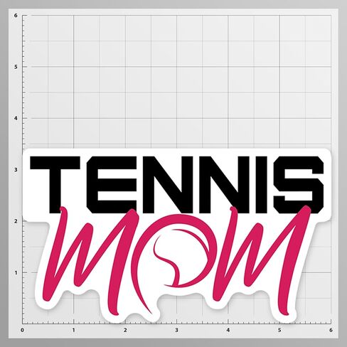 Sports Mom Vinyl Decals Stickers - Baseball, Softball, Basketball, Soccer, Cheer, Football, Golf, Gym, Gymnastics, Tennis - Decals are 6 Inches at Largest Point (Golf Mom) in Saudi Arabia