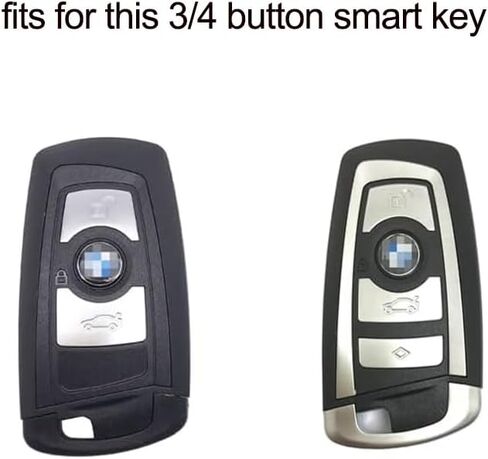 Lcyam Soft Car Key Fob Cover Case Metallic Grey Fits for Mercedes Benz C E M S CLS CLK GLK GLC G Class CLA GLK350 GLA250 C300 AMG GLC300 in Saudi Arabia