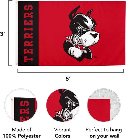 Desert Cactus Boston University Flag Terriers BU Flag Banners 100% Polyester Indoor Outdoor 3x5 feet Flags (Team Name) in Saudi Arabia