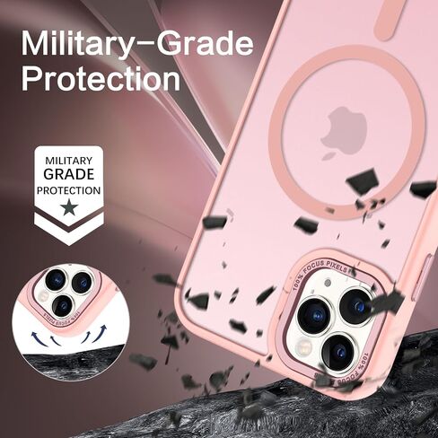 BENTOBEN for iPhone 11 Pro Case 2019 [Compatible with Magsafe] Translucent Matte Magnetic Phone Case iPhone 11 Pro 5.8" Slim Thin Shockproof Bumper Women Men Protective Cases Cover, Black in Saudi Arabia