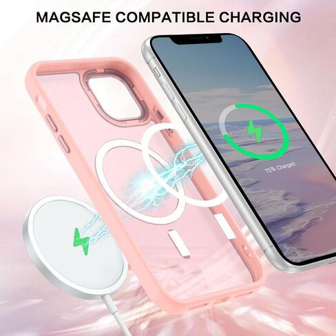 BENTOBEN for iPhone 11 Pro Case 2019 [Compatible with Magsafe] Translucent Matte Magnetic Phone Case iPhone 11 Pro 5.8" Slim Thin Shockproof Bumper Women Men Protective Cases Cover, Black in Saudi Arabia