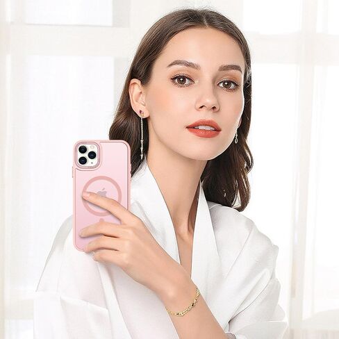 BENTOBEN for iPhone 11 Pro Case 2019 [Compatible with Magsafe] Translucent Matte Magnetic Phone Case iPhone 11 Pro 5.8" Slim Thin Shockproof Bumper Women Men Protective Cases Cover, Black in Saudi Arabia