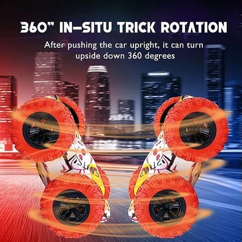JaLyKa 32 Pcs Trucks Toy Car Friction Powered Pull Back Vehicles Cars Mini 360 Degree Rotation 4 Wheels Drive Car Toy Set,Teenager Stunt Toy Classroom Reward Toy Set (First Edition) in Saudi Arabia