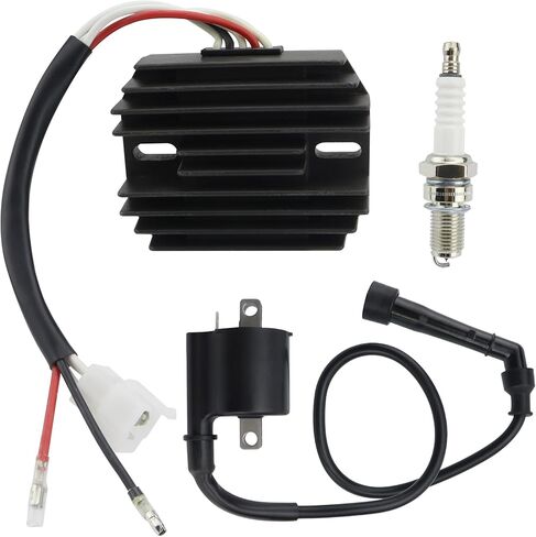 منظم الجهد وملف الإشعال مع قابس شرارة لياماها كودياك 400 1996-1998/ولفيرين 350 1995-2001/الدب الكبير 350 2WD 1996-1998/الدب الكبير 350 4x4 YFM350FWJ 97/الدب الكبير 350 4x4 YFM350FWXL 99 in Kuwait