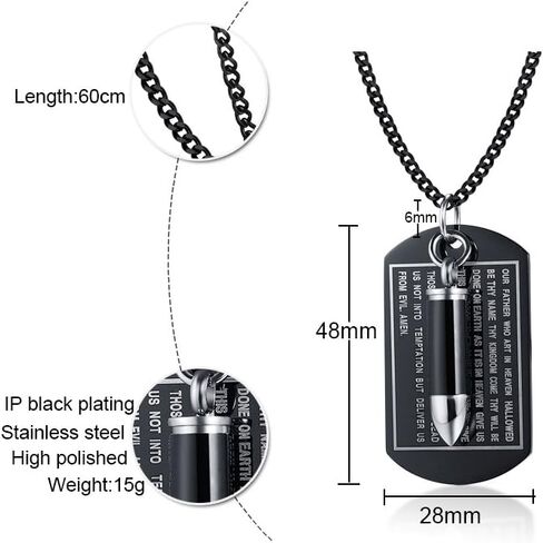 Stainless Steel The Bullet Urn Necklace for The Dog paw Keepsake Memorial Cremation Jewelry in Saudi Arabia