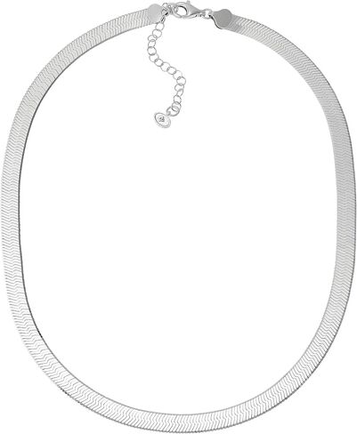 قلادة سلسلة Silpada 'Herringbone Circle' من الفضة الاسترليني، 18 بوصة + 2 بوصة in Saudi Arabia