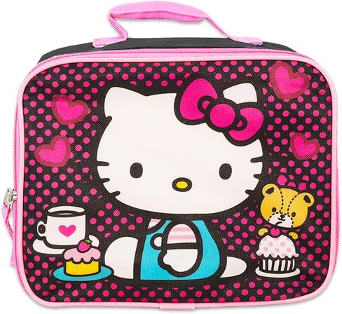 Hello Kitty Travel Backpack and Lunch Box Set - 16" Hello Kitty Backpack, Hello Kitty Lunch Bag, Water Bottle, Stickers & More | Hello Kitty School Backpack in Saudi Arabia