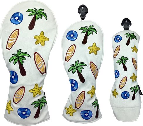 Golf Club Covers Driver Headcover 3 5 Fairway Wood Hybrid Golf Head Covers for Men Women in Saudi Arabia
