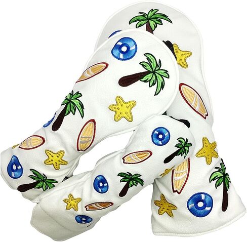Golf Club Covers Driver Headcover 3 5 Fairway Wood Hybrid Golf Head Covers for Men Women in Saudi Arabia
