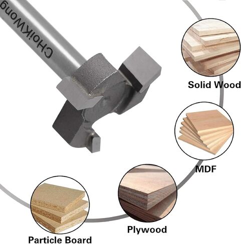 CNC Spoilboard Surface Router Bit، 1/4 بوصة عرقوب بلاطة تسطيح راوتر بت كربيد يميل السطح التخطيط السفلي تنظيف القاطع 1 بوصة قطر المسوي بت النجارة أداة التوجيه بواسطة CHoiKWong in Kuwait