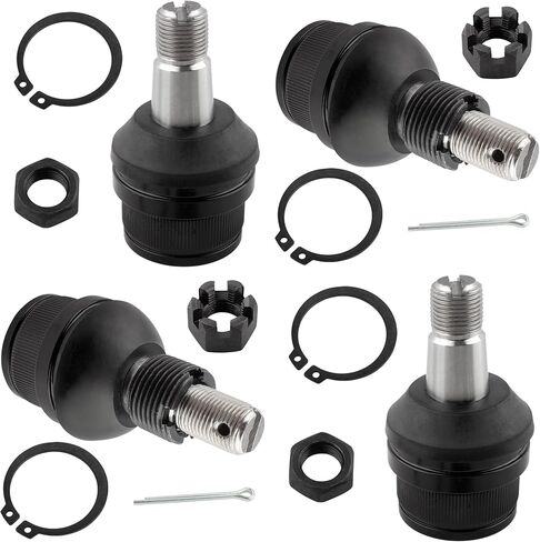 4 قطعة وصلات كروية علوية وسفلية للتعليق الأمامي تناسب جي إم سي/لشفروليه بليزر/K10/K20، لدودج رامتشارجر W100 W150 W200، لفورد برونكو F-100 بيك اب، لاستبدال جيب # K8194 K8195 in Kuwait