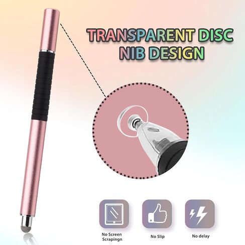 12 Pcs Universal Stylus Tips Replacement Stylus Pen Disc Tips Round Shape Stylus Pen Nibs for Touch Screen Devices in Saudi Arabia