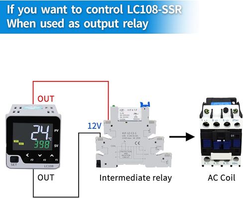 PID Temperature Controller; LC108 TC/RTD Input ;Output:SSR,Size:48*48 in Kuwait