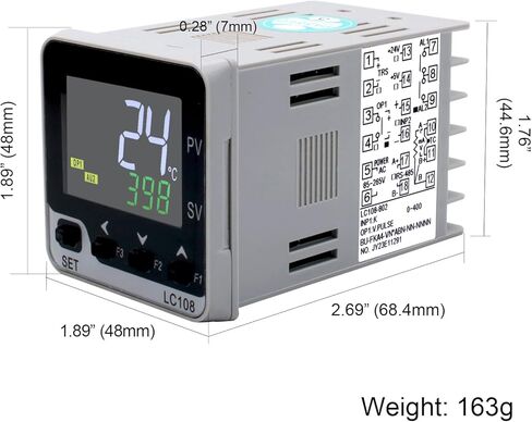 PID Temperature Controller; LC108 TC/RTD Input ;Output:SSR,Size:48*48 in Kuwait