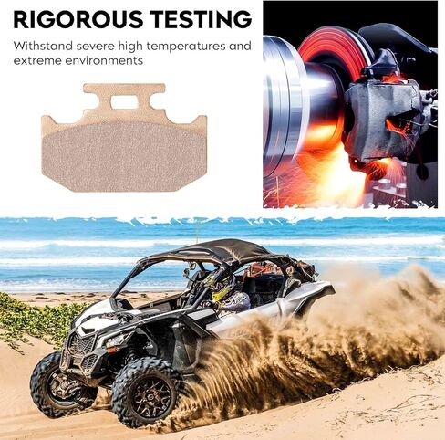 مجموعة وسادات الفرامل الملبدة الأمامية والخلفية متوافقة مع Can Am Maverick STD XRS XRS/Commander Max 1000 DPS/XT 2015 in Kuwait