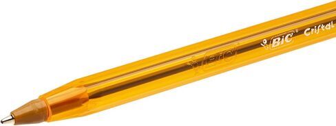 BIC Cristal Original Fine Ball Pens Fine Point (0.8 mm) - Assorted Colours, Pouch of 10 in Saudi Arabia