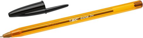BIC Cristal Original Fine Ball Pens Fine Point (0.8 mm) - Assorted Colours, Pouch of 10 in Saudi Arabia