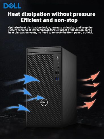 Dell Optiplex 3000 Tower Desktop | 12th Gen Intel Core i5-12500 Processor | Windows 11 Pro | HDMI+Display Port Support 4K | WiFi | Bluetooth | DVD-RW (32GB RAM | 512GB SSD + 1TB HDD) in Saudi Arabia