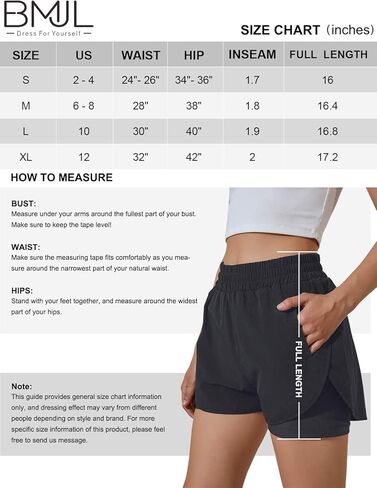 BMJL Women's Running Shorts High Waisted Athletic Shorts Pocket Sporty Short Gym Elastic Workout Shorts (L,Black) in Saudi Arabia