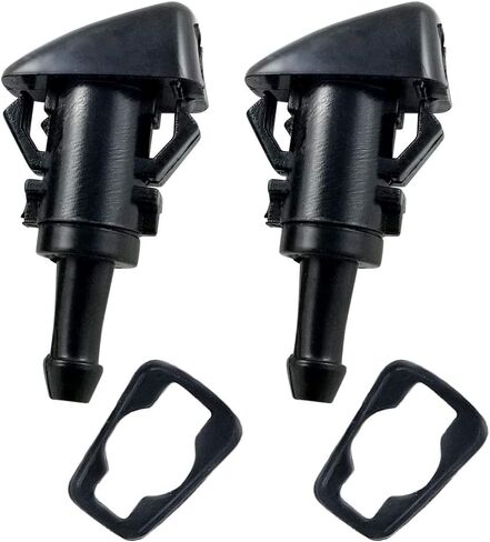 1055-232314C (اثنان) فوهات غسيل الزجاج الأمامي - متوافقة مع كرايسلر ودودج وجيب ورام - تحل محل OEM #: 5303833AA in Kuwait