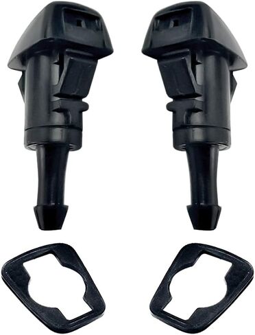 1055-232314C (اثنان) فوهات غسيل الزجاج الأمامي - متوافقة مع كرايسلر ودودج وجيب ورام - تحل محل OEM #: 5303833AA in Kuwait