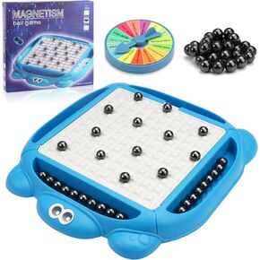 Upgraded Magnetic Chess Game Set,Magnet Board Games with 32 Magnetic Stones,Strategy Game,Family Game Party Game for Kids and Adults