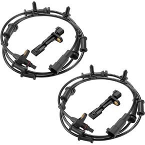 SPEEDWOW 4Pcs ABS Wheel Speed Sensor Front Rear Left Right Compatible with 2007 2008 2009 2010 2011 2012 2013 2014 2015 2016 2017 Wrangler 2018 Wrangler JK 695-900 695-179