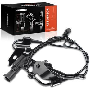A-Premium Front Right ABS Wheel Speed Sensor - Compatible with Ford, Lincoln & Mercury Models - Fusion 2006-2009, MKZ 2007-2011, Zephyr 2006, Milan 2006-2010 - Passenger Side, Replaces 6E5Z2C204AA