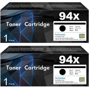 94X Toner Cartridge Black High Yield | Work for HP Laserjet Pro M118dw Toner Cartridge, Pro M148dw, M148fdw, M118, M148, M149fdw Printer | for HP Laserjet 94X Black Toner Cartridge, 2-Pack