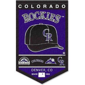 Colorado Rockies Heritage History Banner Pennant