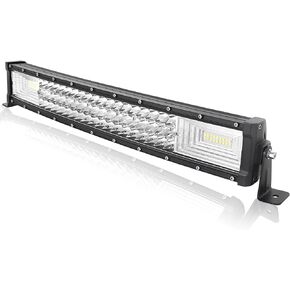 Willpower 22 inch 270W Curved LED Work Light Bar Triple Row Driving Lights Fog Lamp Off Road Lighting DC 12V 24V for SUV UTE ATV Truck 4x4 Boat
