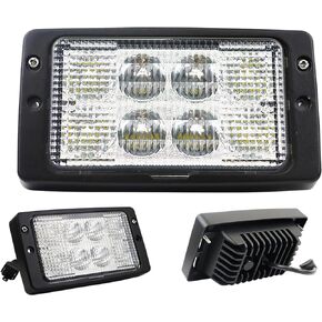 Hi/Low Beam 40W Tractor LED Light Flush Mount Light for Claas Massey John Deere AZ41570, 3713134M91 3713135M1 Compatible with John Deere Forage Harvester 6650, 6750， 6850, 6950, 7180, 7200, 7250,7280