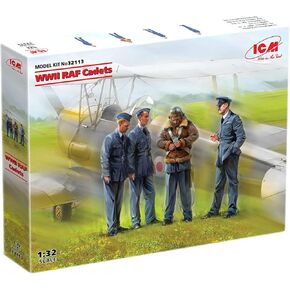 ICM 1/32 مقياس الحرب العالمية الثانية RAF Cadets 100% قوالب جديدة-طقم بناء نموذج بلاستيكي #32113 in Kuwait