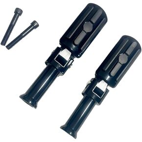Upgraded Passenger Foot Peg Footpeg Support Mounting Kit Compatible With 2018-2023 Harley Softail Slim Deluxe Heritage FatBoy Sport Glide Street Bob 2019 2020 2021 2022