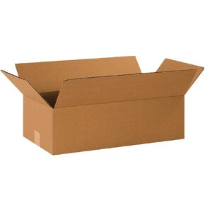 20 x 10 x 6 Corrugated Cardboard Boxes, Long 20"L x 10"W x 6"H, Pack of 25 | Shipping, Packaging, Moving, Storage Box for Home or Business, Strong Wholesale Bulk Boxes