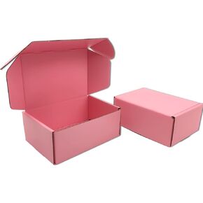 Small 6x4x2 Black Shipping Boxes for Packaging Small Business Set of 25 Mailer Corruagated Cardboard Boxes for Shipping Mailing