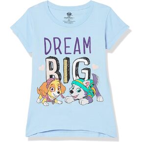 Nickelodeon Girls' Paw Patrol Pups Dream Big The Princess Tee