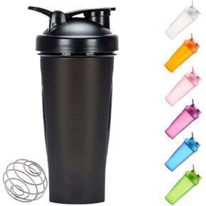 Classic Shaker for Protein Shakes and Pre-Workout, Gym Shaker Bottle, Protein Shaker Bottle-24 oz.(pink)