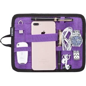Cocoon CPG7PR GRID-IT!® Accessory Organizer - Small 7.25" x 9.25" (Purple)