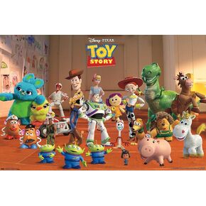Trends International Disney Pixar Toy Story 4 - ملصق حائط مجمع، 22.375 بوصة × 34 بوصة، نسخة غير مؤطرة in Kuwait
