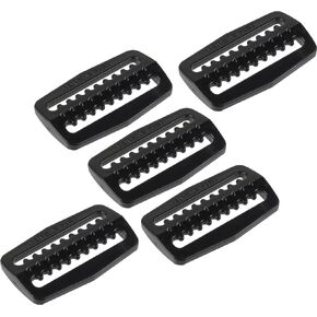Cressi Hard Plastic Dive Weight Belt Keepers - Black - Pack of 5 - Designed in Italy