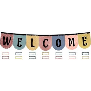 Teacher Created Resources Wonderfully Wild Welcome Bunting Bulletin Board (TCR6677)