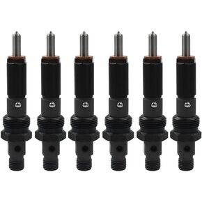 6 Pcs Diesel Fuel Injectors Replacement for 1994-1998 Dodge 5.9L Cummins 40-60 HP M14 145 6x14 4928990