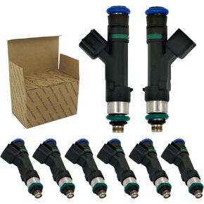 Fuel Injectors Compatible with Ford 2009-2014 Expedition, 2009 2010 F-150, 2009-2014 Lincoln Navigator 5.4L V8 Replace 0280158174 FJ1003 9L3E9F792GA Set of 8