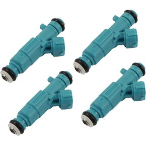 35310-2G300 353102G300 Fuel Injector 4 PCS Fuel Injector Applied for Hyun-dai DF-120 Ki-a Forte Optima Rondo, 4 Holes Replacement Parts