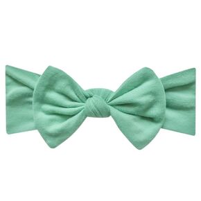 Copper Pearl Baby Bows: Stylish Headbands for Baby Girls, Premium Soft and Stretchy Baby Headbands, Perfect for Newborns, Trendy Designs - Ash