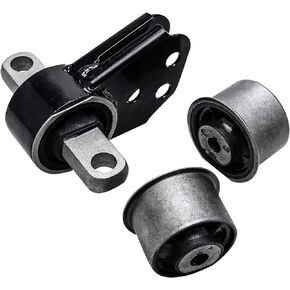 Front Differential Mount Set Bushing Bracket Compatible with 2005 2006 2007 2008 2009 2010 Jeep Grand Cherokee Commander 52114354AA 52089516AB